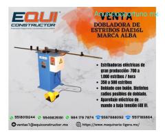 Venta de dobladora de estribos DAE16L Marca ALBA.