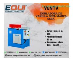 Venta de dobladora de varilla D52L Marca ALBA.