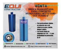 Venta de Broca Diamantada para Concreto Husqvarna 14CT S VARI-CUT Turbo 6″.